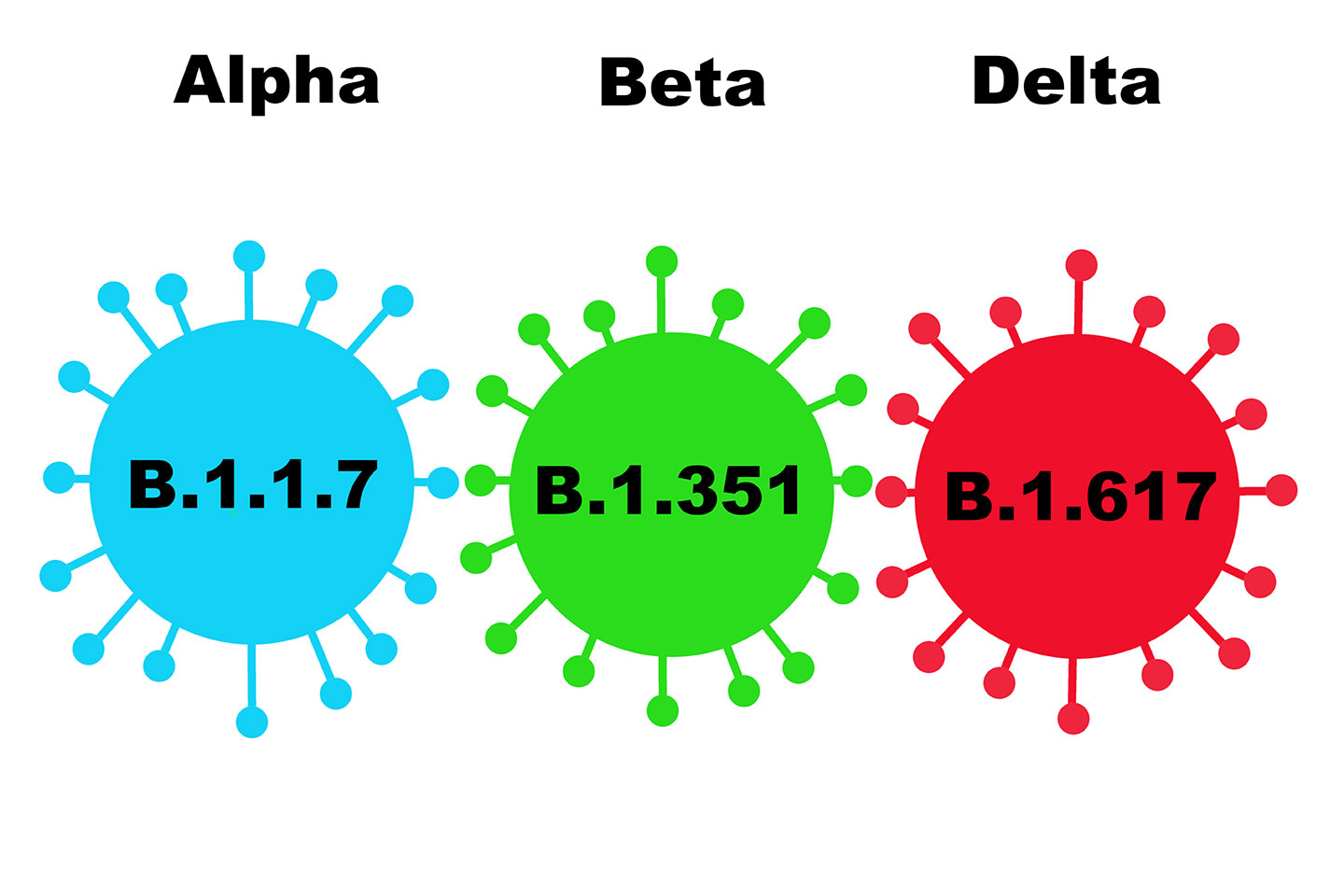 Alpha, Beta, Delta Variant of Covid-19