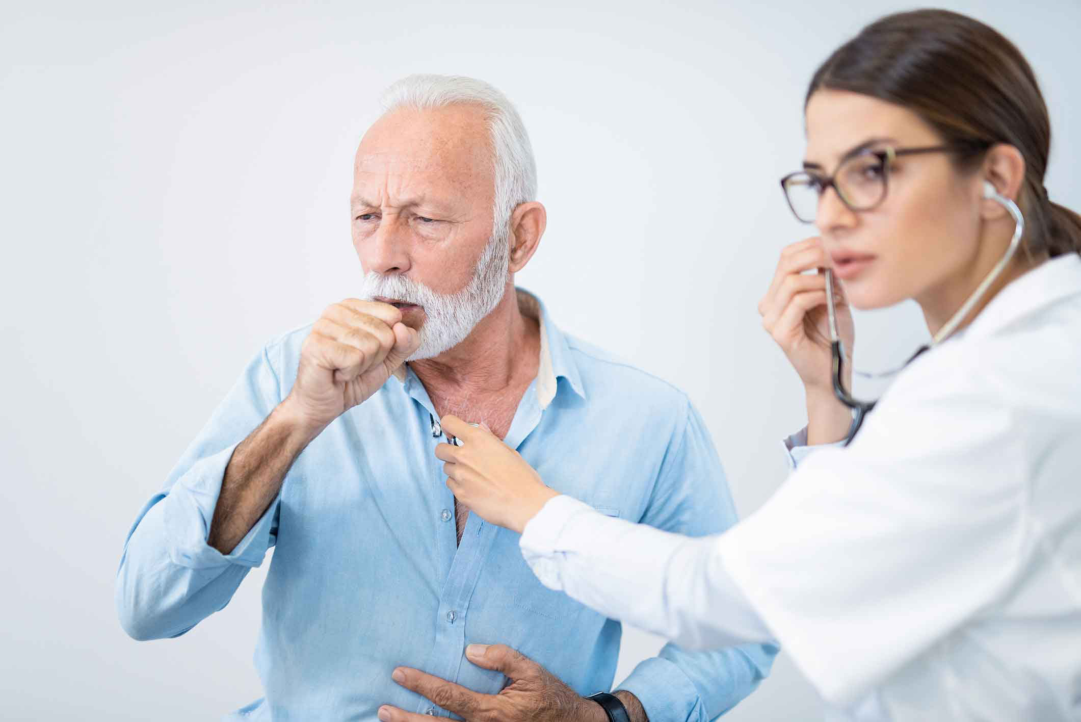
Doctor Treatment of Cough Patient 